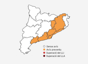 Avís de superació del llindar d'ozó